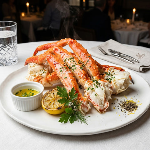 Plump King Crab Legs Full of Rich Meat