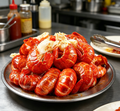 Spicy Cooked Crawfish Tails